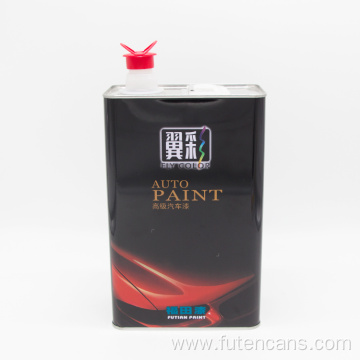 Square Engine Oil Empty Tinplate Can
